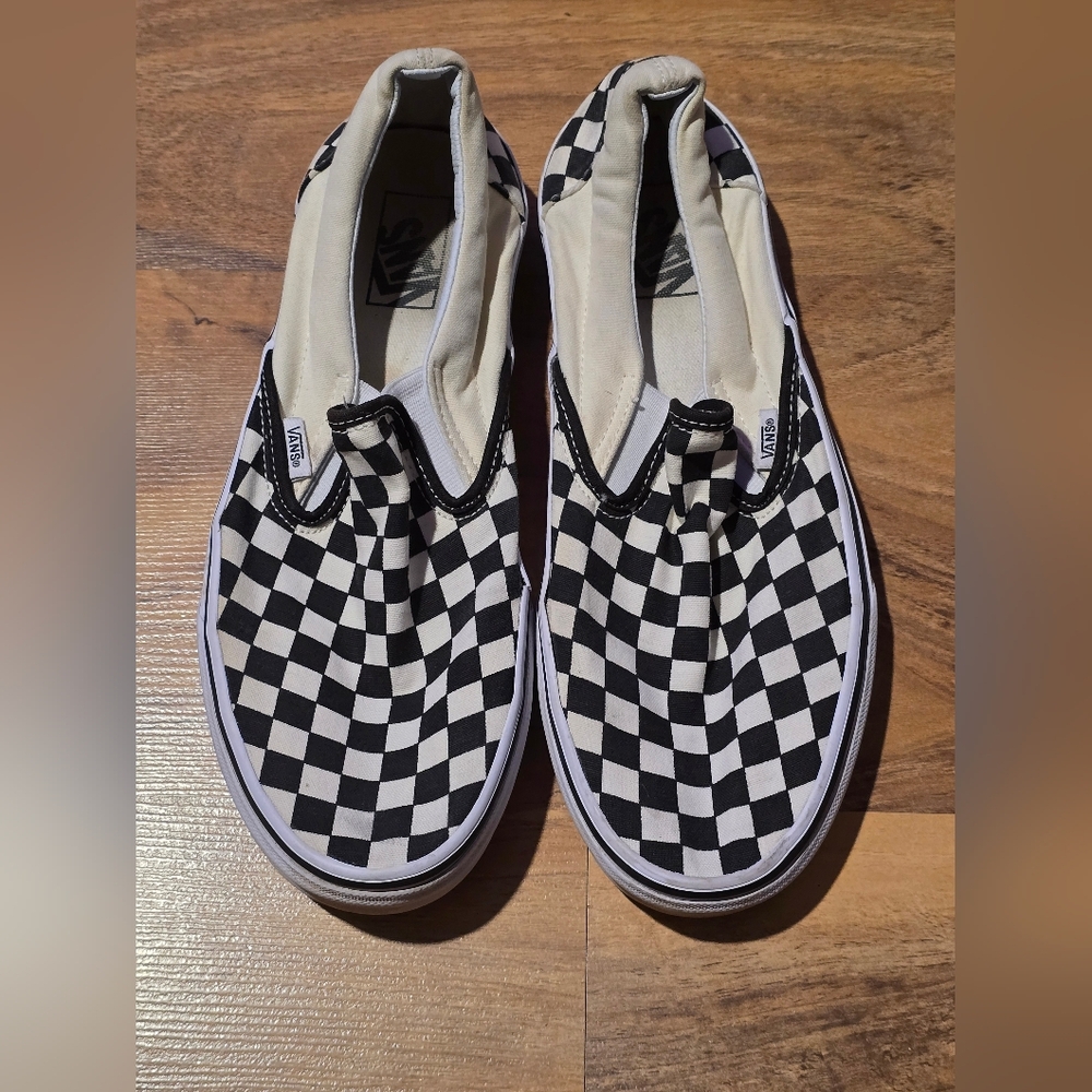 Vans Classic Slip-On Checkerboard Black White